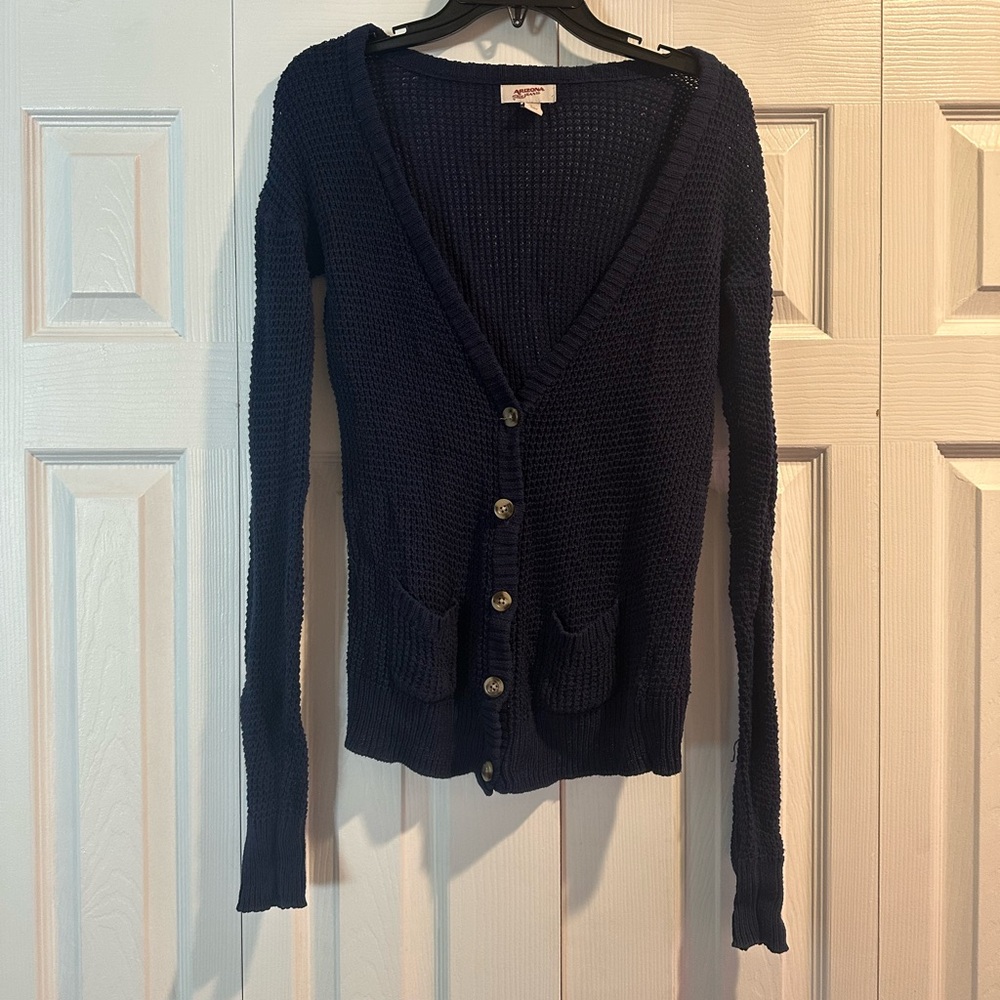 Arizona Jeans Co. Navy Sweater Cardigan